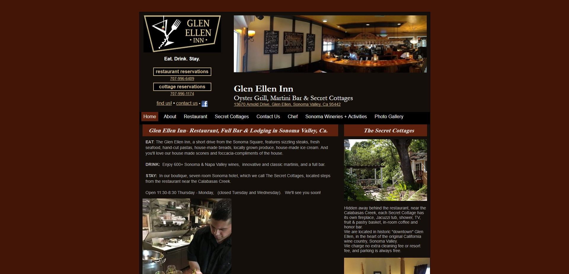 Glen Ellen Inn Oyster Grill & Martini Bar